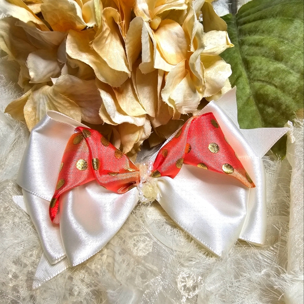 💍 Golden Dots hairbow